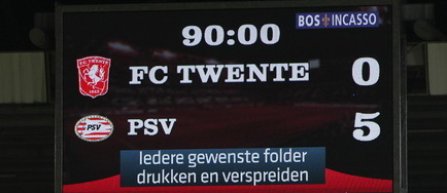 FC Twente, "maltratata" de PSV pe propriul teren
